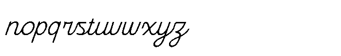 Dh Kellia Light Font LOWERCASE