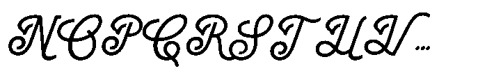 Dh Kellia Medium Font UPPERCASE