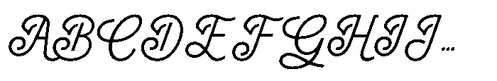 Dh Kellia Regular Font UPPERCASE