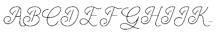 Dh Kellia Thin Font UPPERCASE