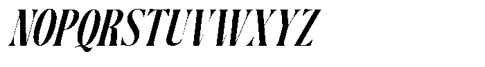 Dh Nottera Elegance Bold Italic Font UPPERCASE