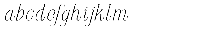 Dh Nottera Elegance Extra Light Italic FONT