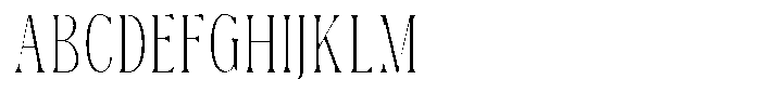 Dh Nottera Elegance Extra Light Font UPPERCASE