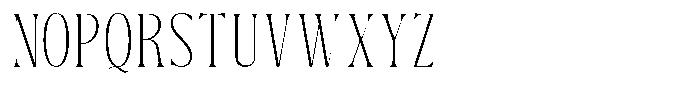 Dh Nottera Elegance Extra Light Font UPPERCASE