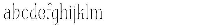 Dh Nottera Elegance Extra Light FONT