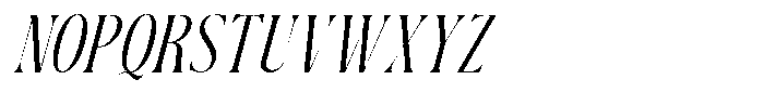 Dh Nottera Elegance Italic Font UPPERCASE