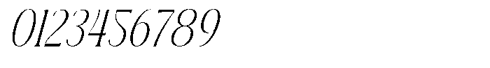 Dh Nottera Elegance Light Italic Font OTHER CHARS