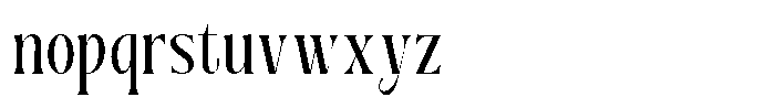 Dh Nottera Elegance Medium Font LOWERCASE