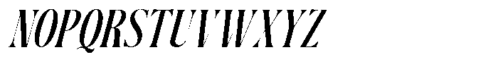 Dh Nottera Elegance Semi Bold Italic Font UPPERCASE