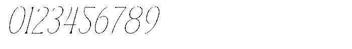 Dh Nottera Elegance Thin Italic Font OTHER CHARS