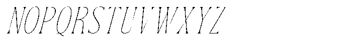 Dh Nottera Elegance Thin Italic Font UPPERCASE