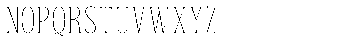 Dh Nottera Elegance Thin Font UPPERCASE