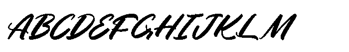 Dhaily Cluter Italic Font UPPERCASE