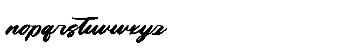 Dhaily Cluter Italic Font LOWERCASE
