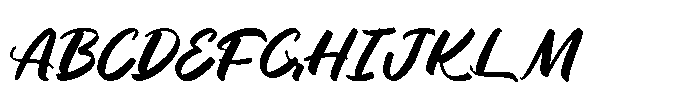 Dhaily Cluter Regular Font UPPERCASE