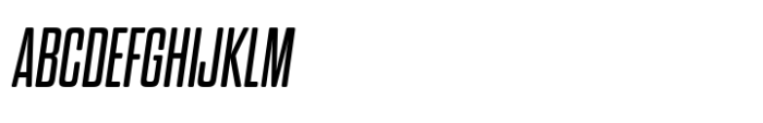 Dharma Gothic Rounded M Regular Italic Font UPPERCASE