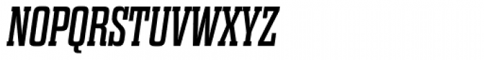 Dharma Slab Expanded Italic Font UPPERCASE