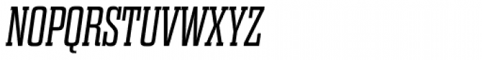Dharma Slab Expanded Light Italic Font UPPERCASE