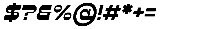 Dhefani Italic Font OTHER CHARS