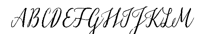 Dickens Tale Italic Font UPPERCASE