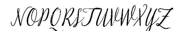 Dickens Tale Italic Font UPPERCASE