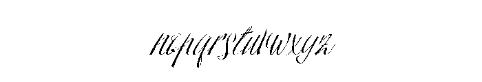 Dickens Tale Regular Font LOWERCASE