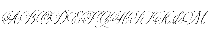 Dickens Tale Script Regular Font UPPERCASE