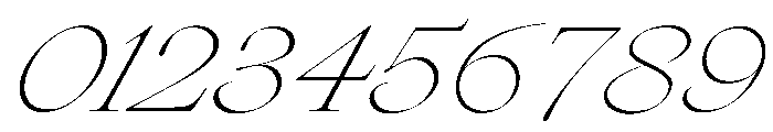 Dickens Tale Thin Italic Font OTHER CHARS