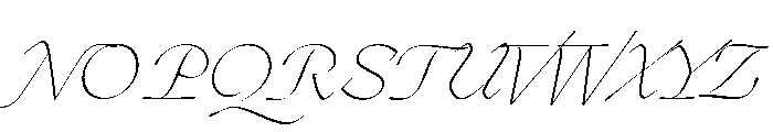 Dickens Tale Thin Italic Font UPPERCASE