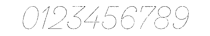 Dickens Tale Thin Font OTHER CHARS