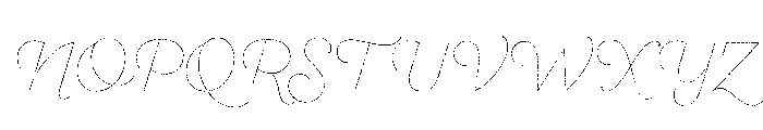 Dickens Tale Thin Font UPPERCASE