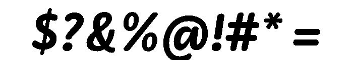 Didactica Black Italic Font OTHER CHARS