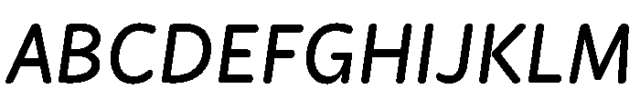Didactica Bold Italic Font UPPERCASE