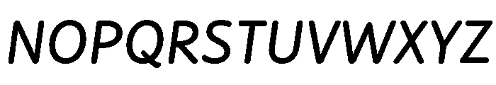 Didactica Bold Italic Font UPPERCASE