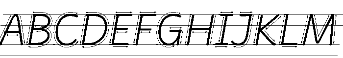 Didactica Cursive Ductus Regular Font UPPERCASE