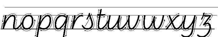 Didactica Cursive Ductus Regular Font LOWERCASE