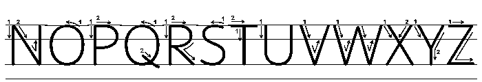 Didactica Ductus Regular Font UPPERCASE