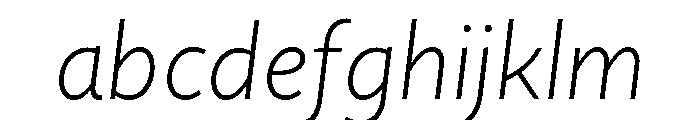 Didactica Extra Light Italic FONT