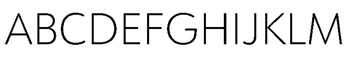 Didactica Extra Light Font UPPERCASE