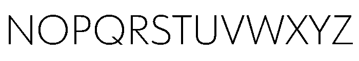 Didactica Extra Light Font UPPERCASE