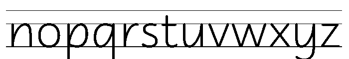 Didactica Guidelines Regular Font LOWERCASE