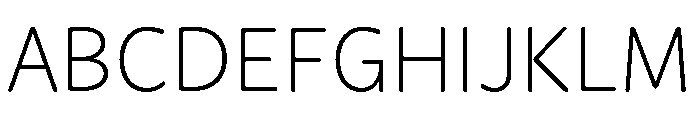 Didactica Light Font UPPERCASE
