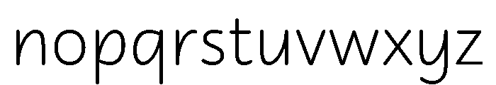 Didactica Light Font LOWERCASE
