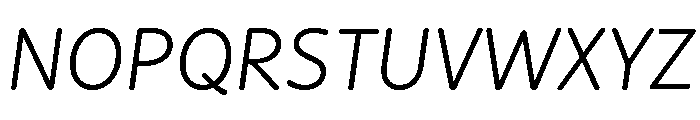 Didactica Regular Italic Font UPPERCASE