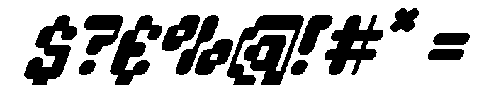 DigiBop Italic Font OTHER CHARS