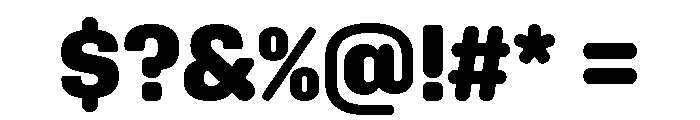 Digibop Extra Bold Font OTHER CHARS