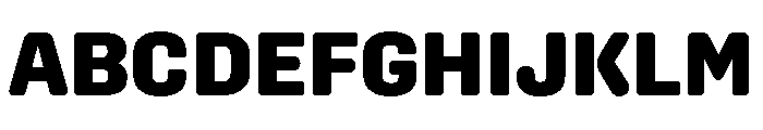 Digibop Extra Bold Font UPPERCASE