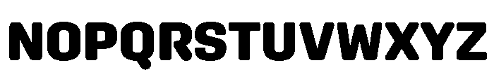 Digibop Extra Bold Font UPPERCASE