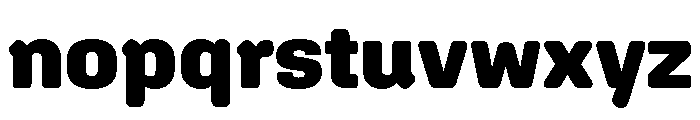 Digibop Extra Bold Font LOWERCASE