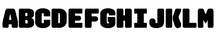 Digibop Heavy Font UPPERCASE